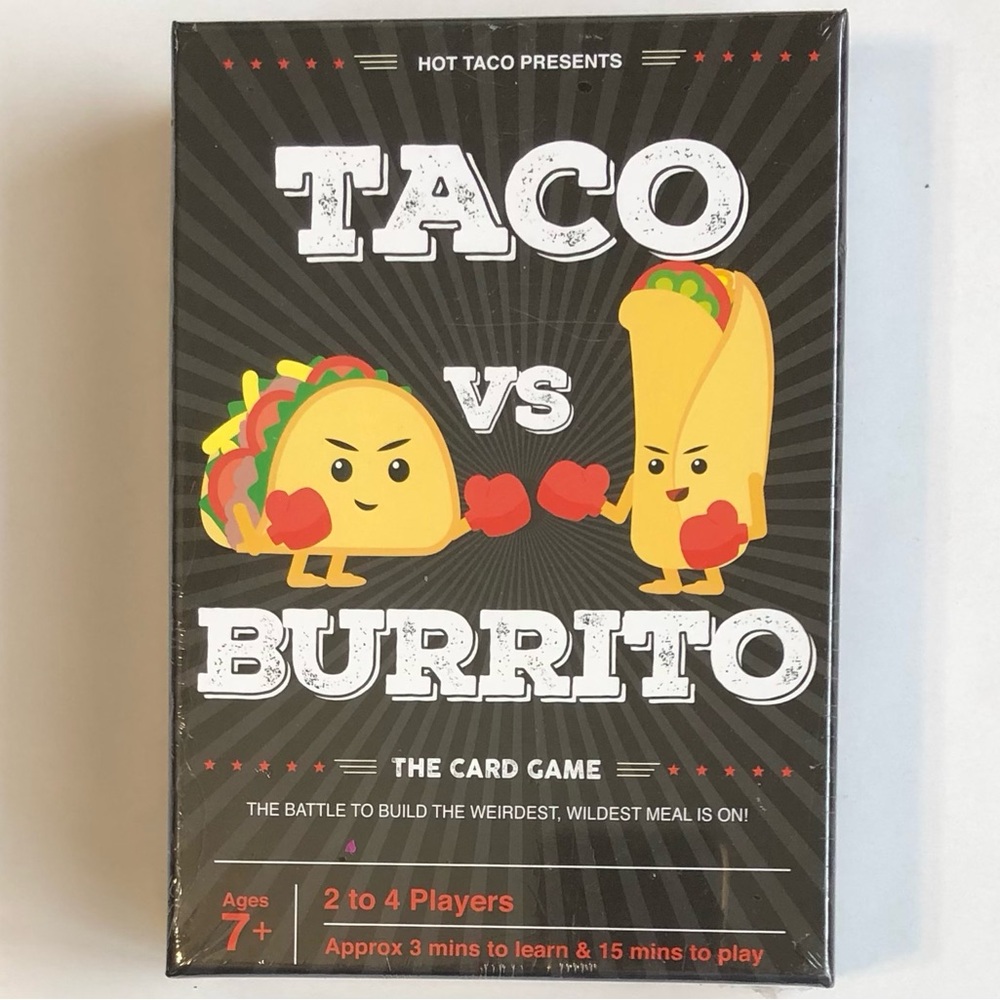 Taco VS Burrito Game New Sealed.